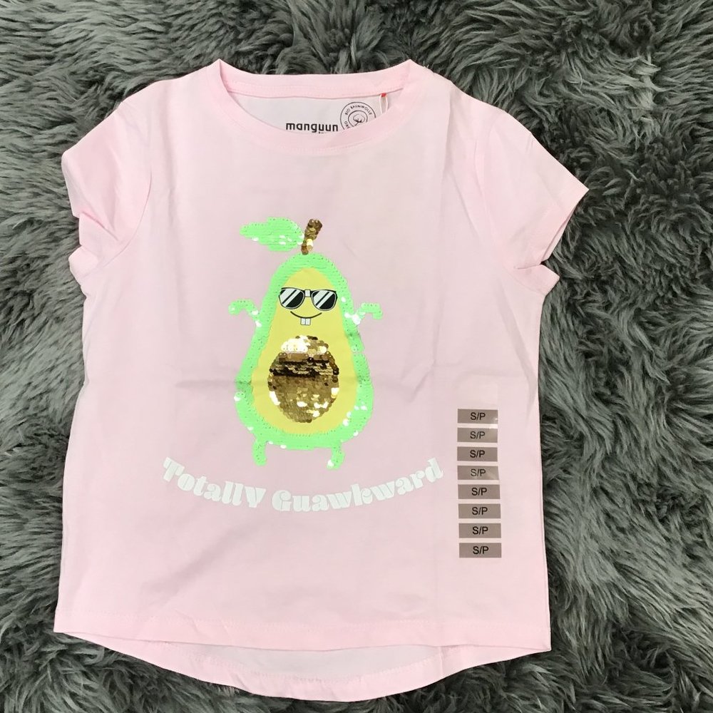 Manguun | Girl's "Totally Guawkard" T-Shirt | Pink | Various Sizes